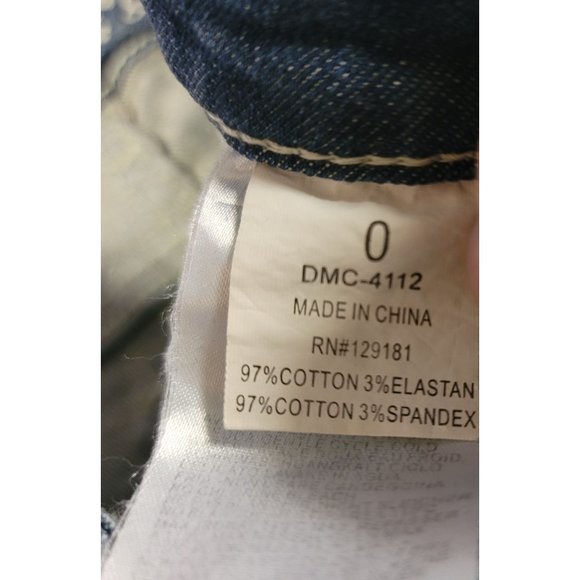 Machine Jeans Sz 25 Distressed Skinny - Picture 9 of 10